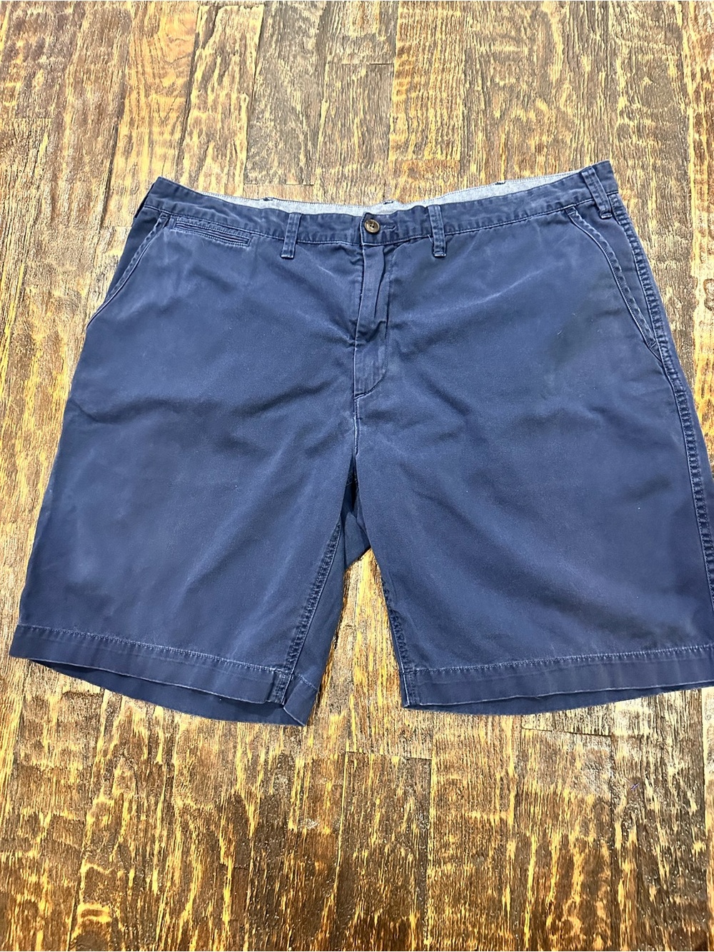 Polo Ralph Lauren men’s Navy Flat-Front Cotton Shorts size 42